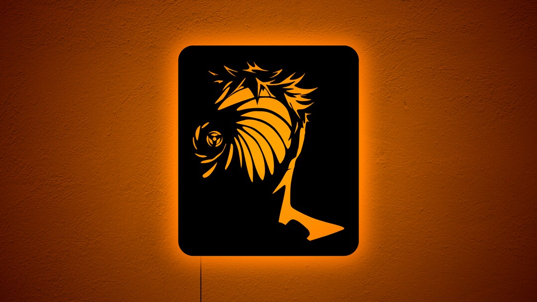 Anime Led Wall Sign Anime Wall Decoration Manga Wall Art Etsy