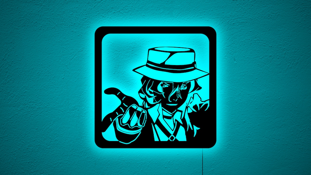 Anime Led Wall Sign Anime Wall Decoration Manga Wall Art Etsy