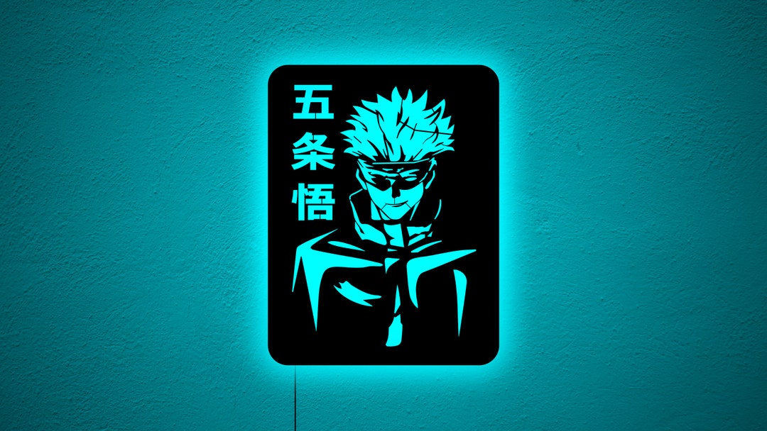 Anime Led Wall Sign Anime Wall Decoration Manga Wall Art - Etsy
