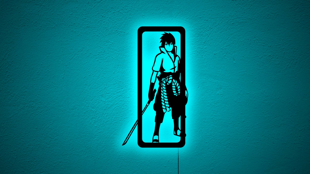 Anime Led Wall Sign Anime Wall Decoration Manga Wall Art Etsy
