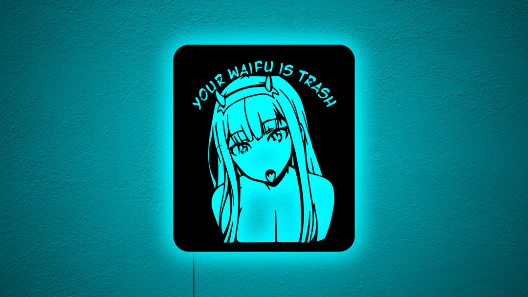 Anime Led Wall Sign Anime Wall Decoration Manga Wall Art Etsy