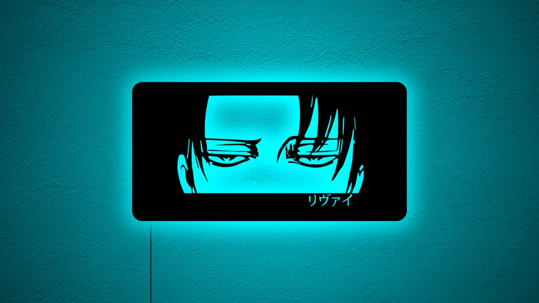Anime Led Wall Sign Anime Wall Decoration Manga Wall Art Etsy