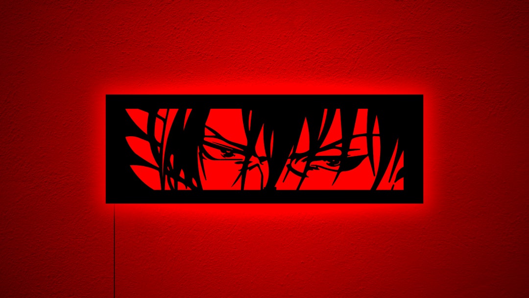 Anime Led Wall Sign Anime Wall Decoration Manga Wall Art Etsy
