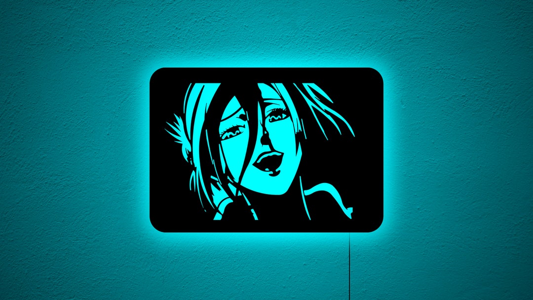 Anime Led Wall Sign Anime Wall Decoration Manga Wall Art Etsy