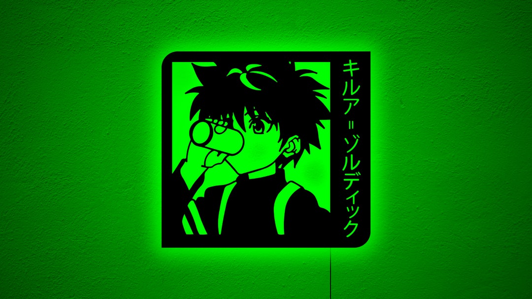 Anime Led Wall Sign Anime Wall Decoration Manga Wall Art Etsy