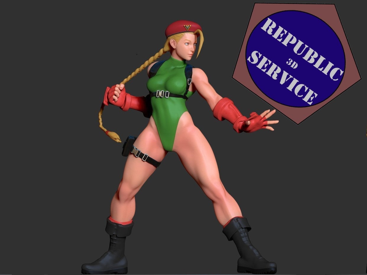 cammy street fighter 6 3D model 3D printable