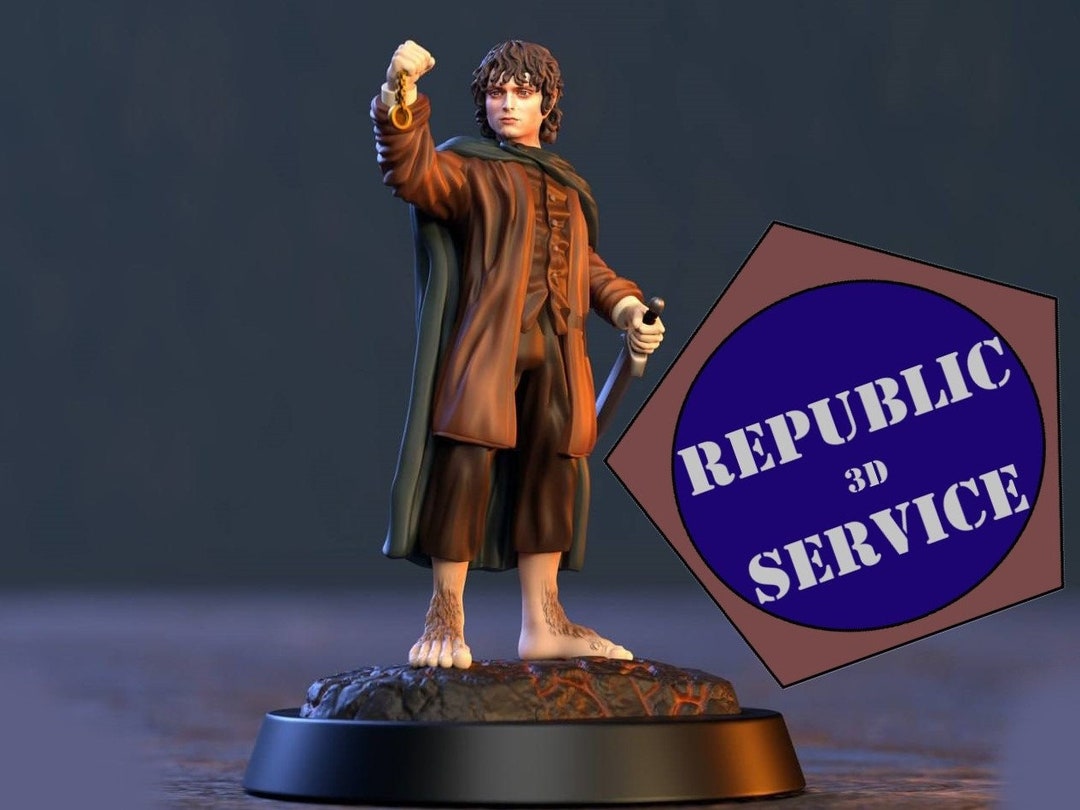 Frodo Statue 3D Model for Printing Digital Download STL 3D - Etsy