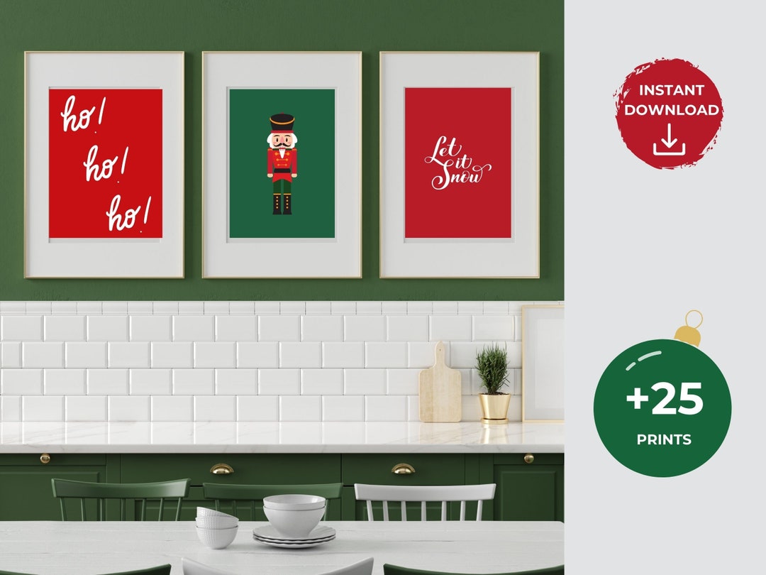 christmas-printable-christmas-posters-christmas-gallery-wall-etsy