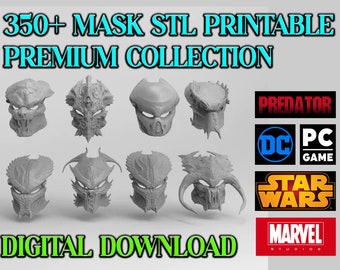 350+ Masks & Helmets: Wearable 3D STL Printable files