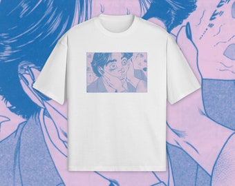Camiseta de anime estética retro de los años 90 / Camisa Tumblr vintage pastel / Camiseta retro de gran tamaño / Camiseta gráfica manga / Camisa de anime japonesa Kawaii