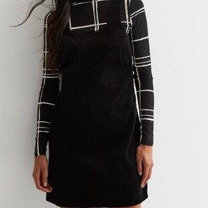 PDF Pinafore Dress Sewing Pattern Sleeveless Square Neck A-line Dress PDFPattern Digital Download Sew