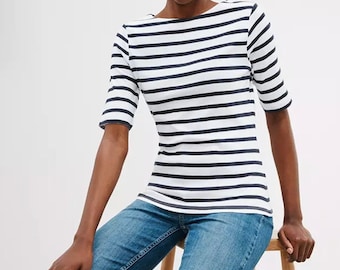 Boatneck Top pdf Sewing Pattern Short Sleeve Stretchy Knit Top PDFPattern Digital Download Tshirt