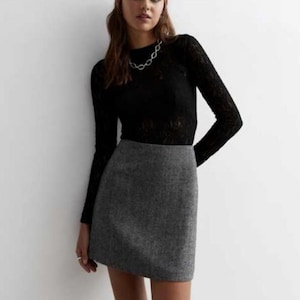 AラインミニスカートのPDF縫製パターン（女性用サイズXS～XXXL）（PDFPattern）