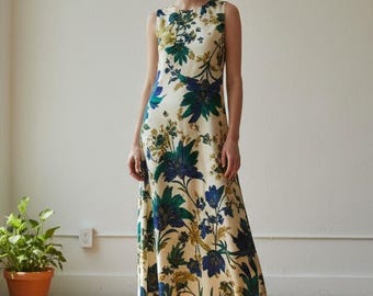 Sleeveless Maxi Dress Sewing Pattern Long Tent Dress pdfPattern Digital Download
