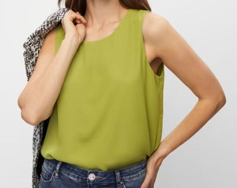 Sleeveless Scoop Neck Top Sewing Pattern (PDF Pattern, XS-XXXL)