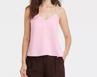 Camisole Pdf Sewing Pattern Thin Strap Top Spaghetti Sleeve Top PDFPattern Size XS-XXXL Digital