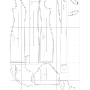 Pdf Fitted Dress Sewing Pattern Double Ruffle Sleeve Pencil Dress ...