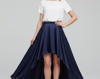 Hi-Low Circle Skirt Sewing Pattern, Flared Swing Skirt (XS-XXXL) (Digital Download)