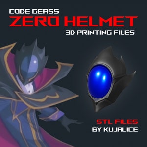 Zero Helmet Code Geass Lelouch Vi Britannia - STL Files for 3D printing