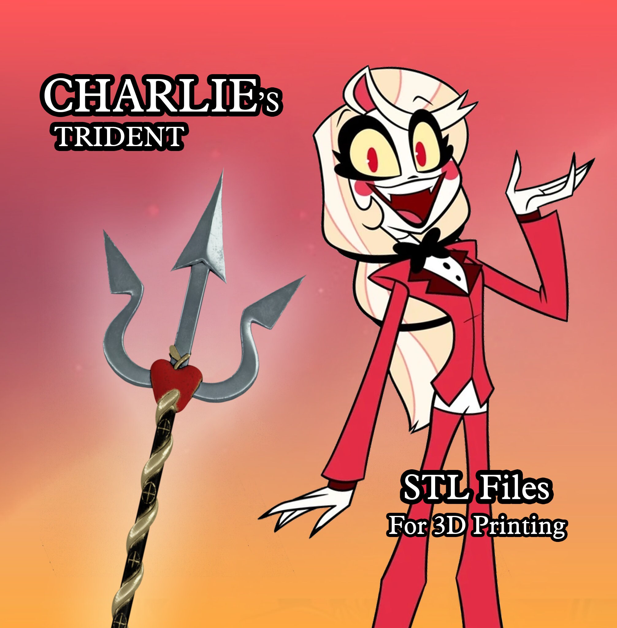 Archivos STL de Charlie Morningstar Trident: Accesorio de cosplay
