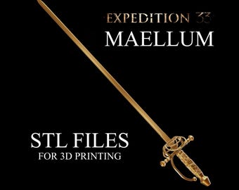 Maellum Clairobscur Expedition 33: STL Files for 3D Printing