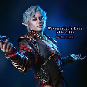 Wavemother's Robe STL Files - Baldurs Gate 3