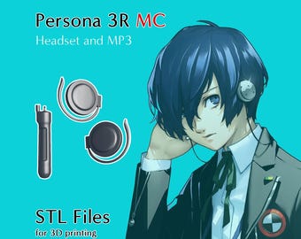 主人公 結城 誠 ペルソナ3 リロード MP3 プレーヤー + ヘッドセット