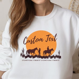 Custom Red Dirt Country Music Sweatshirt, Personalized Western Sunset Sweatshirt, Music Lover, Country Music Concert, Red Dirt Music Shirt