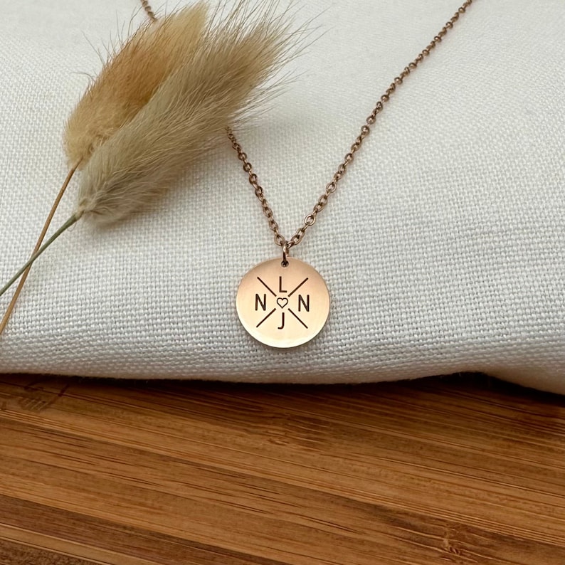 Necklace with engraving, Personalized name necklace, Necklace with engraving, Personalized necklace, Necklace with pendant, Christmas gift for girlfriend image 9