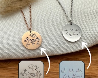 Aanpasbare ketting met gravure, gepersonaliseerde ketting, kettinggravure, ketting met hanger, cadeau voor vriendin, cadeau voor moeder