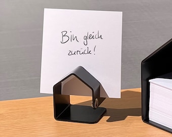 Home Of Messages - Black - Note Holder, Stand - Oh Sheet!