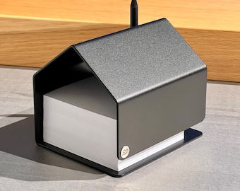 Home Of Notes - Black - Note Dispenser, Note Box - Oh Sheet!