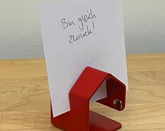 Home Of Messages - Red - Note Holder, Stand - Oh Sheet!