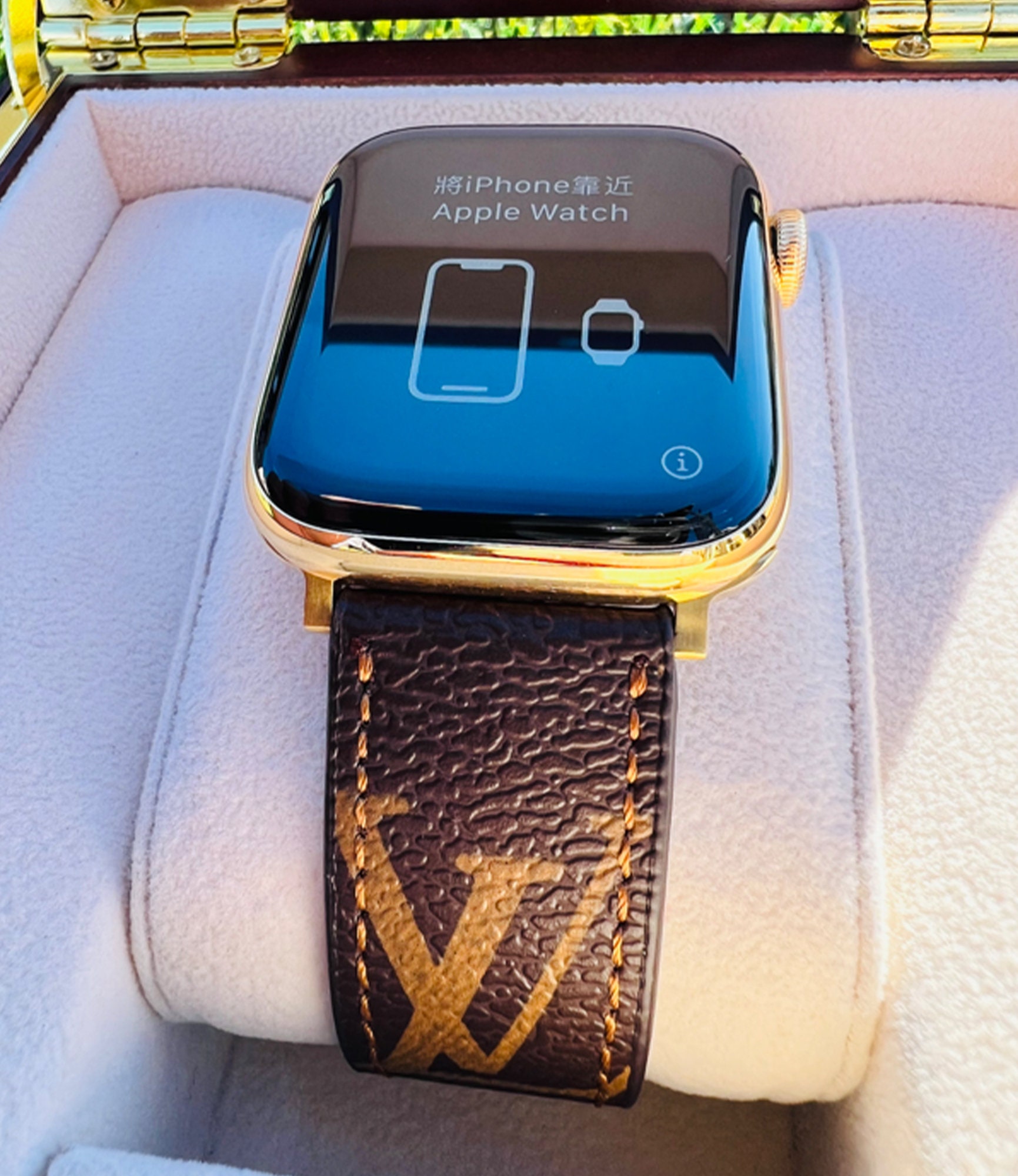 Authentic Louis Vuitton Apple Watch Band 