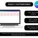 Printable Editable Hospital Bag Labels for Newborn Baby Girl Clothing ...