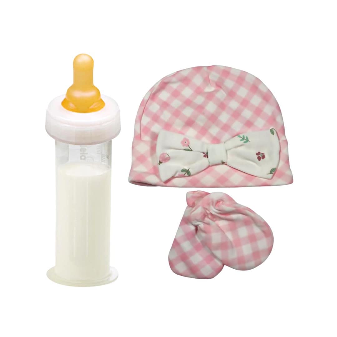 Reborn Baby Doll OOAK Girl Fake Formula Bottle Faux Milk Modified Pink ...