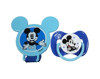 Reborn Baby Doll OOAK Mickey Mouse, garçon, tétine mastic avec ensemble d'attaches assorties