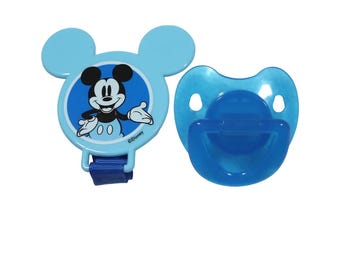 Reborn Baby Doll OOAK, Mickey Mouse, garçon, tétine Putty avec attache-sucette assortie