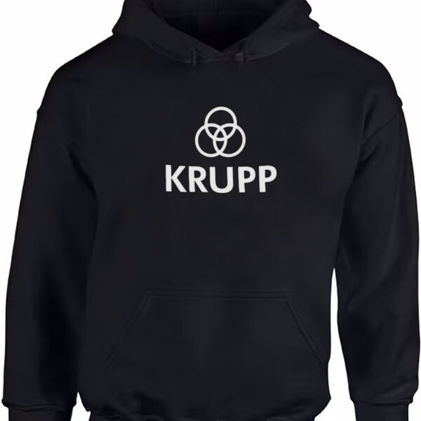 Sweat à capuche imprimé « Krupp Ringe »