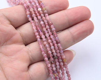 Natural Multi Color Tourmaline Gemstone Grade A Round 5MM 5-6MM