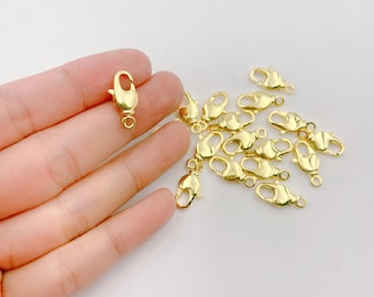 Lobster Clasp, Gold Filled Swivel Clasp, Lobster Claw Clasp, Gold Clasp for Bracelet Necklace Jewelry Making, Jewelry Making Supplies, CL475