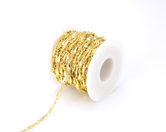 Gold Triangle Chain, Spike Chain, Gold Arrowhead Chain, Beaded Chain, Bulk Chain, Gold Chain for Diy Jewelry Necklace Accessories, CH080