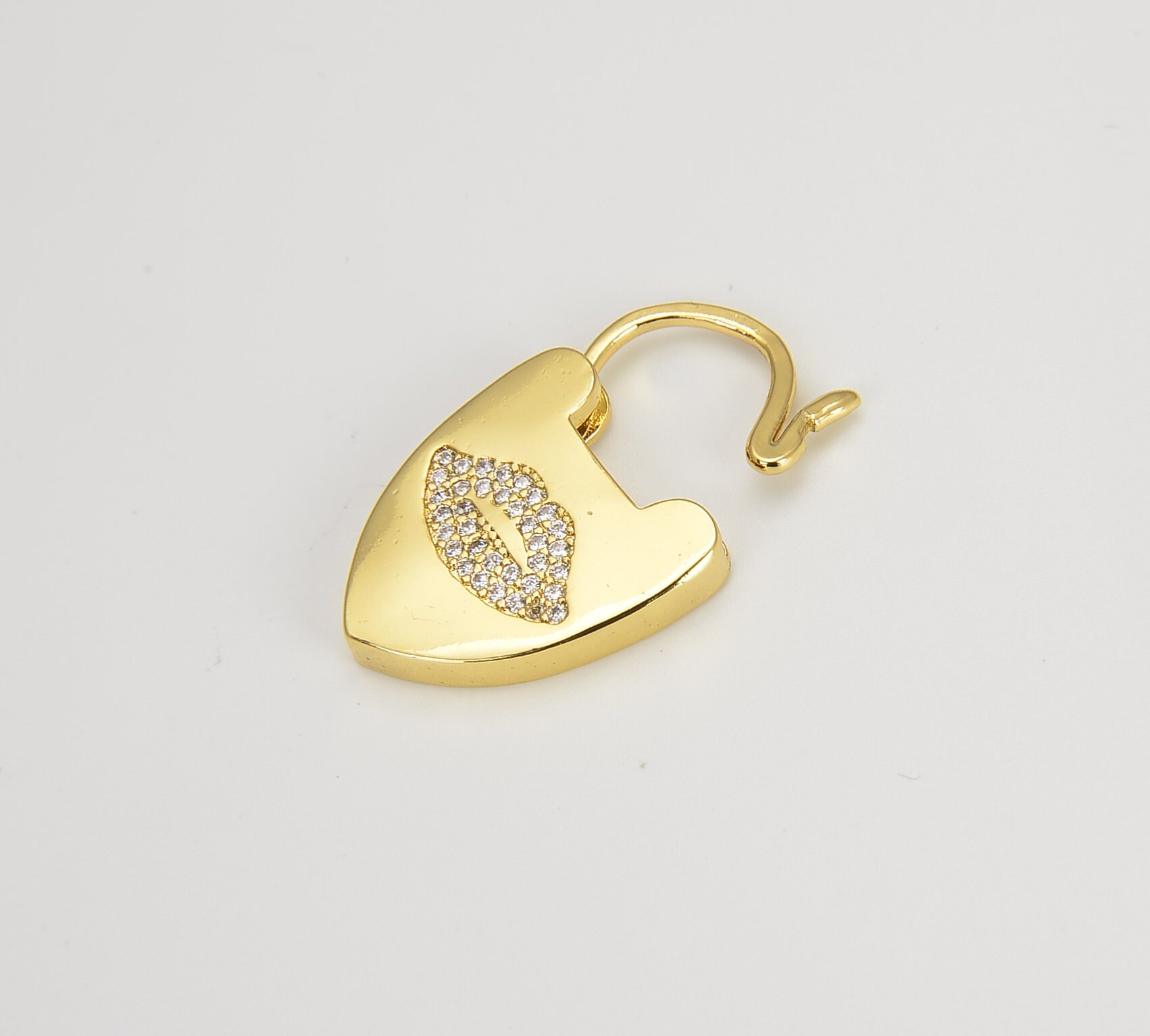 Clasp Cross Pattern Elegant Padlock Clasp, Lips/teardrop/cross Design Clasps for Jewelry ...