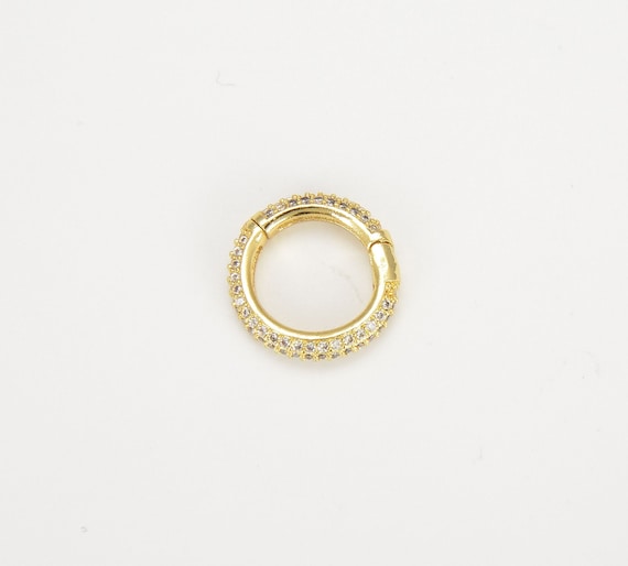 30 Fermoirs Toggle En Laiton Doré, Micro Pave Zirconium – Nickel Free