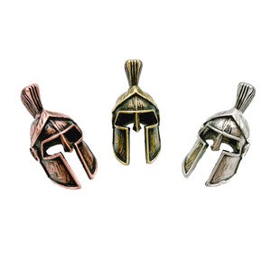 Antique Spartan Helmet Sapcer Bead, Gladiator Helmet Jewelry Beads, Valkyrie Helmet Beads, Antique Crusader Helmet, Bracelet Beads, BD740