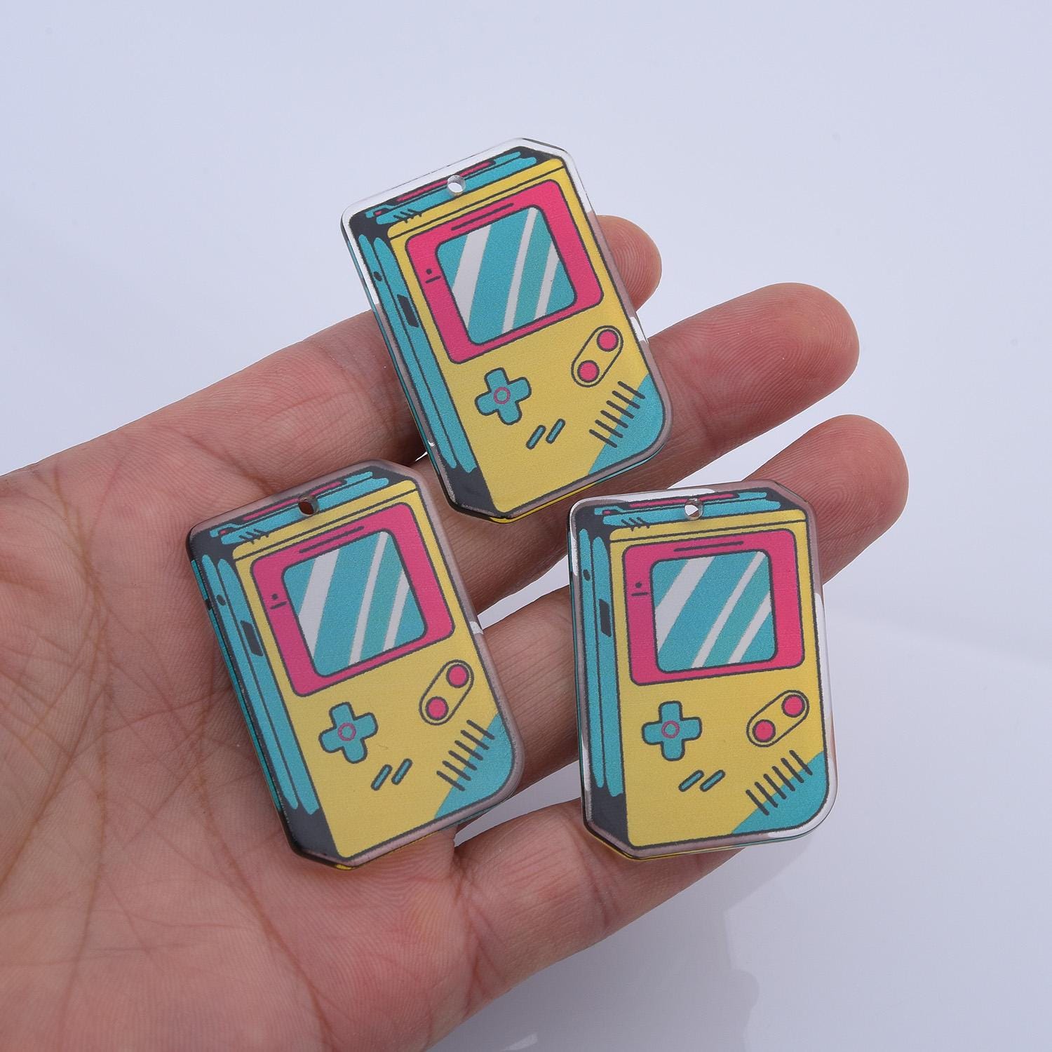 2 pezzi creativo vintage mini retro cassetta registratore musica portachiavi carino mini lettore souvenir portachiavi coppia amici regalo di natale  36