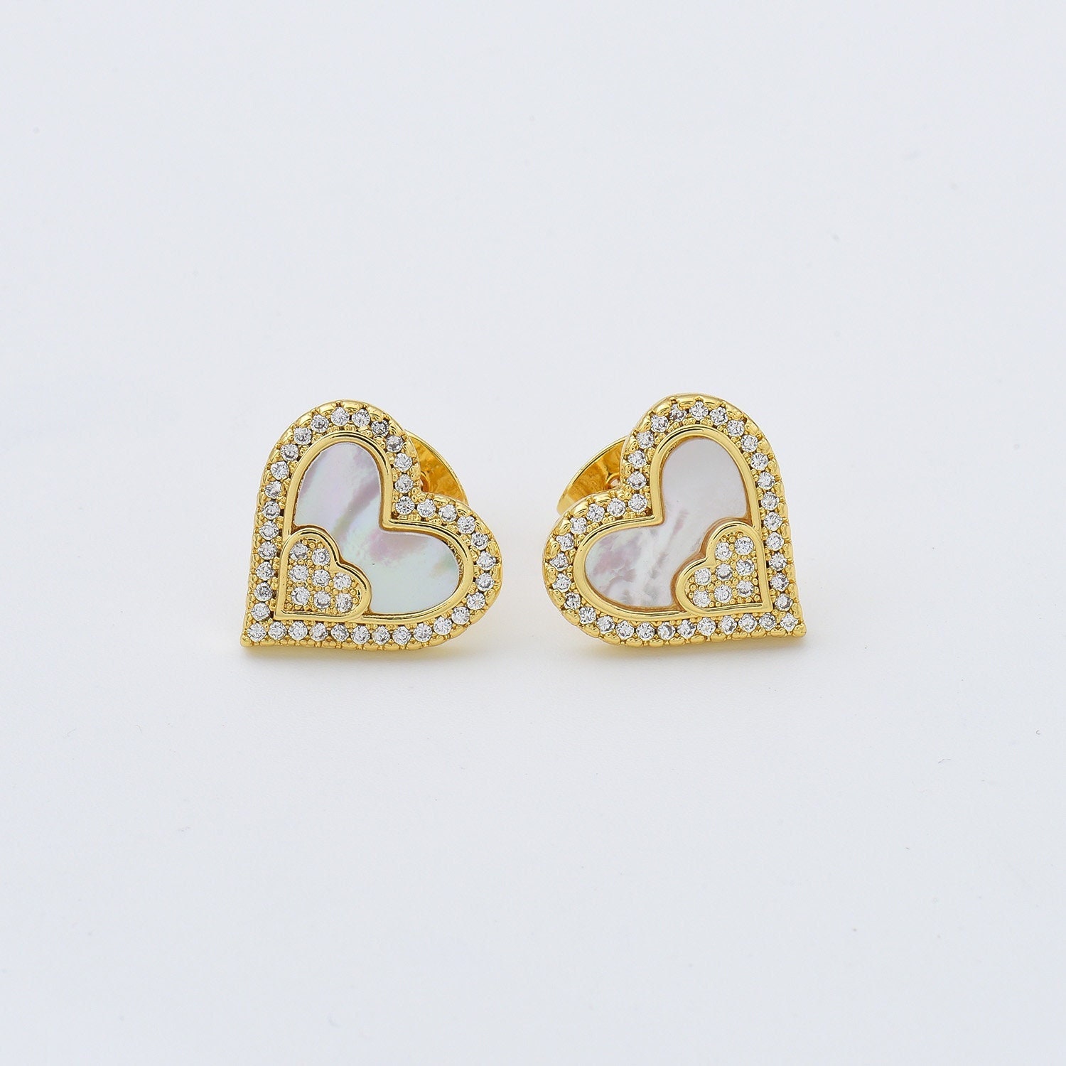 ピアス TATIANA Heart Milky Way Pearl Earrings EC1675 TATIANA】Heart Milky way Pearl Earring ピアス (EC1675