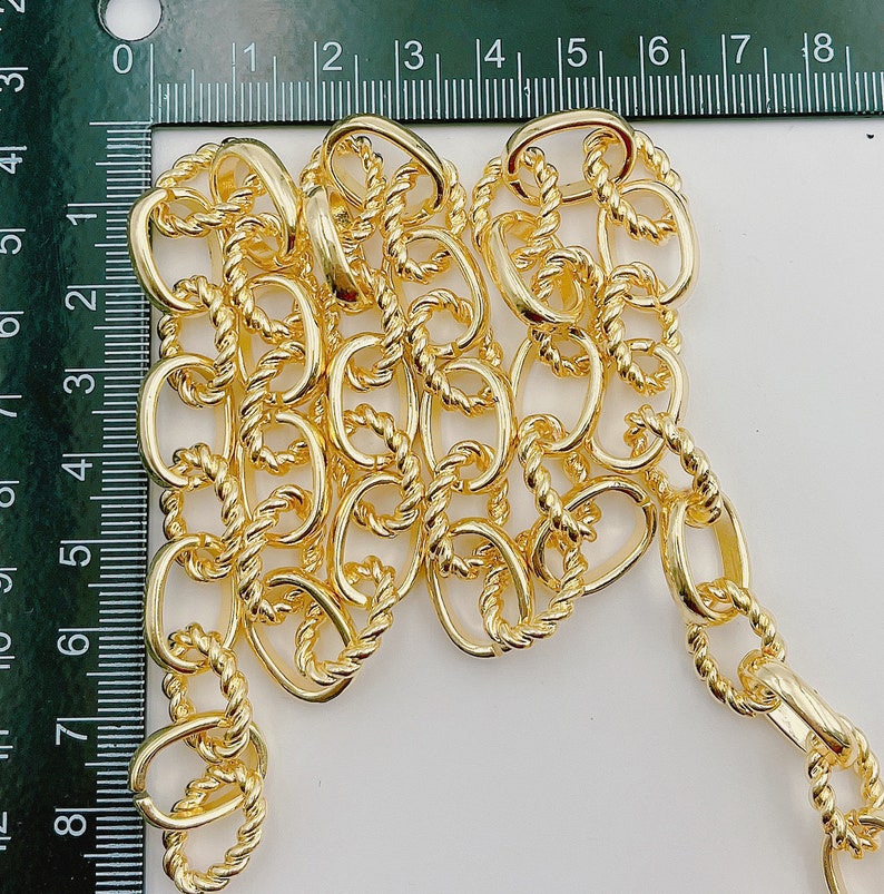14K Gold Filled Rolo Cable Chain for Handmade Jewelry, Twisted Cable ...