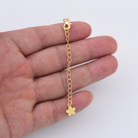 VURYAPI 9 stuks kettingverlenging, gouden verlengketting om je kettingen en armband te verlengen 5 cm VURYAPI 9 stuks kettingverlenging, gouden verlengketting om je kettingen en armband te verlengen 5 cm