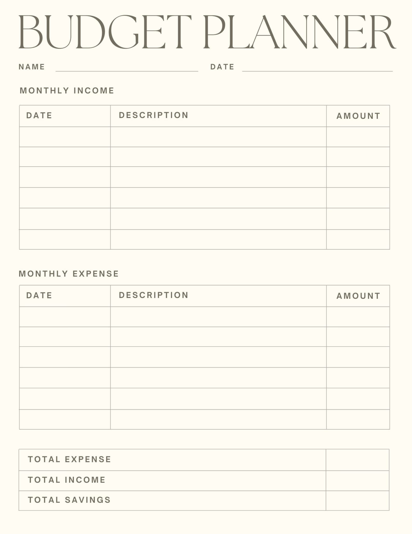 Cute Budget Planner - Etsy